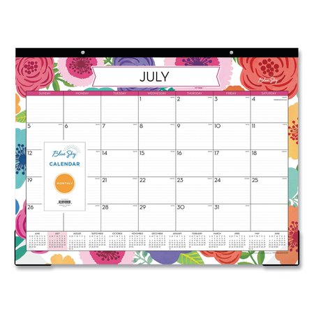 BLUE SKY Mahalo Academic Year Desk Pad, 22 x 17, Tropical, 2019-2020 100157